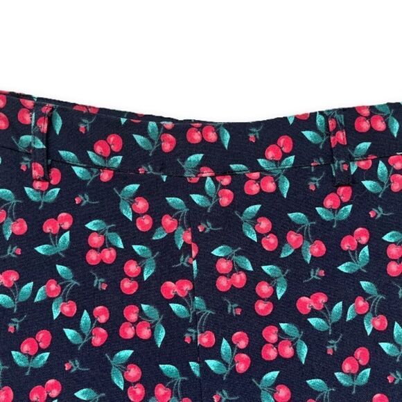 🍒 Cherry Print Skinny Slacks (Size 4) - Picture 2 of 7